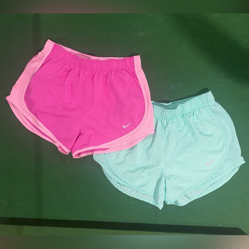 2 Pairs of Women Nike Tempo Shorts